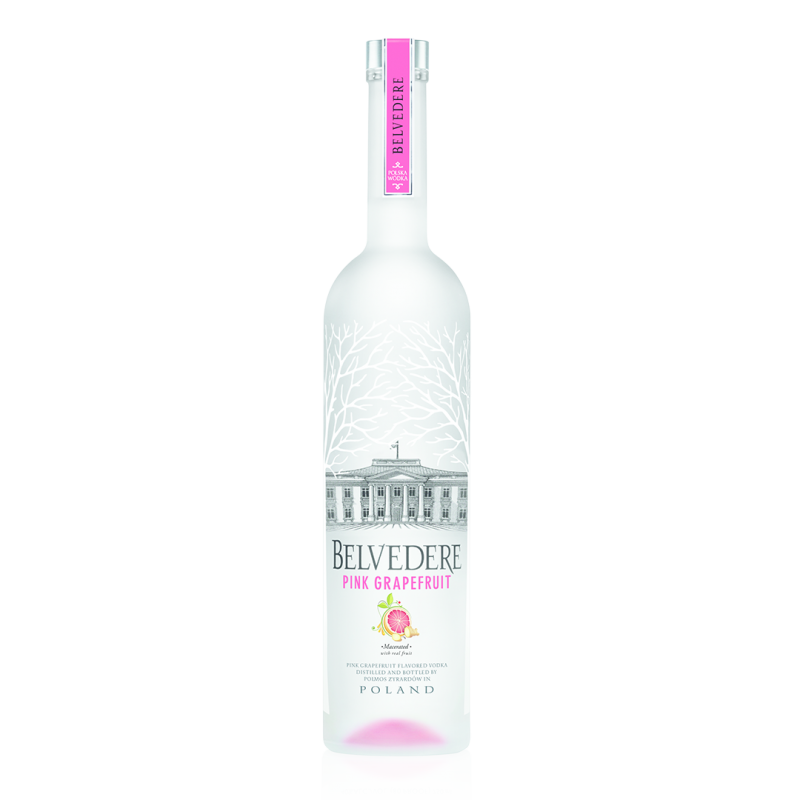 Belvedere Pink Grapefruit Vodka 40% 1L rüsumsuz Hava limanına